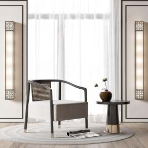 新中式休闲椅3D模型下载